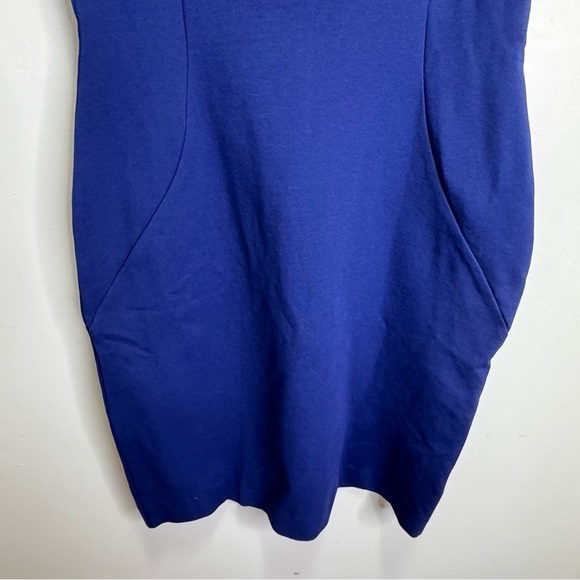 Tommy Hilfiger Adriane Dress Cap Sleeve Square Neck Dress Navy Blue Size 10 - Picture 4 of 10